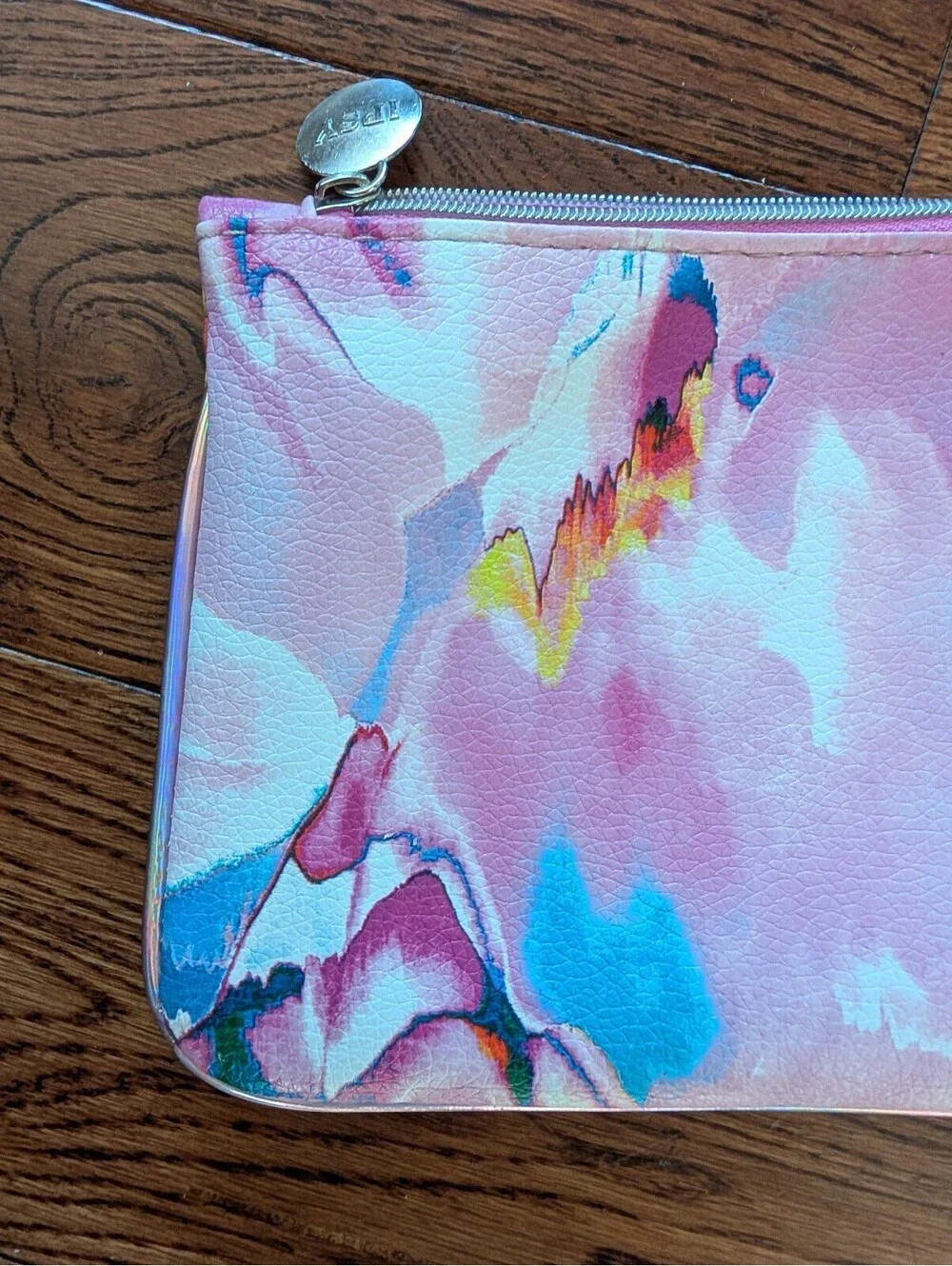 Ipsy Watercolor Zip Cosmetics Bag 7.5